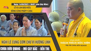 Nghi Thức Cúng Cơm Hương Linh [[ Thầy Thích Đức Niệm