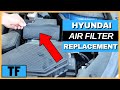 Hyundai Tucson 2014 -2019 Air Filter How To Change (Replace)