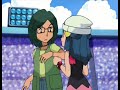 Pokémon DP: Conway ask if Dawn likes it  (u///u)