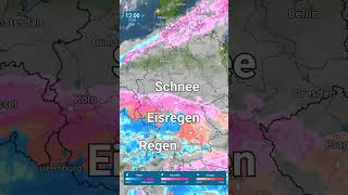 ❗❗+++ Glatteis und viel Schnee +++ Update zur extremen Wetterlage  am Mittwoch #unwetterwarnung