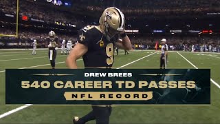 Drew Brees Breaks the All Time TD Passing Record!