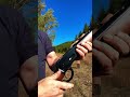 ✅out😳the power behind Winchester Model 1886 45-70 caliber knocking over 50 pounds of salt #ytshorts