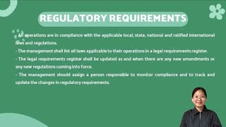 AGR255 VIDEO PRESENTATION - MSPO PRINCIPLE 3 COMPLIANCE TO LEGAL REQUIREMENTS