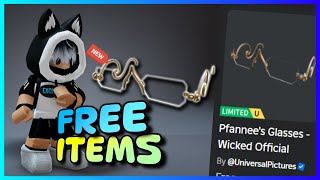 New FREE LIMITED UGC items 🔥😍😱, How to get FREE UGC LIMITED ITEM Pfannee's Glasses on ROBLOX