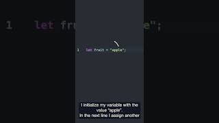 JavaScript variables reassignment explained in an animated video