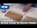 Quick Tip: Wood Stain vs Wood Finish - What's The Difference?