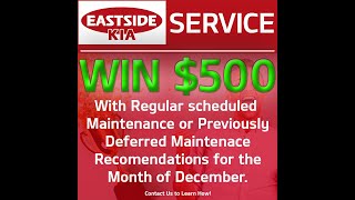 The Holiday Sale is on at Eastside Kia