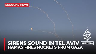 Hamas military wing claims it launched ‘big missile’ attack on Tel Aviv