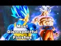 Blue Evolved Vegeta And Ultra Instinct Goku - Most Disrespectful Finishes In Dragon Ball Xenoverse 2