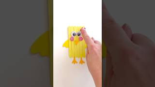 Easy Easter Craft for Kids! 🐥 #kidslearning #kidsactivities #kidscrafts #eastercrafts #easter #kids