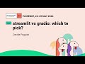 streamlit vs gradio: which to pick? - Davide Poggiali
