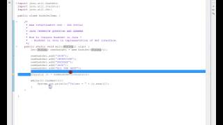 ITERATE HASHSET IN JAVA DEMO