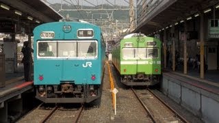 JR奈良線103系 スカイブルー編成 【JR 103 series on Nara Line】