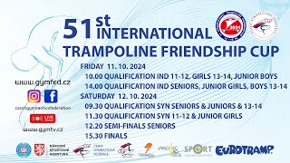 SATURDAY 12.10. - FINALS - Ind + Syn Jun Girls, Ind + Syn Jun Boys - 51. TFC 2024