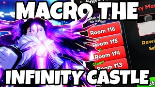 This Macro Lets You AFK Infinity CASTLE?! | Anime Adventures