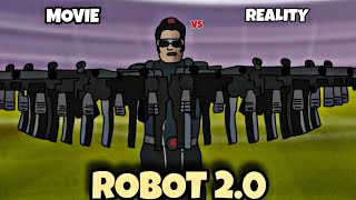 Robot 2.0 movie vs reality | funny spoof | 2d animated | shankar | rajnikanth
