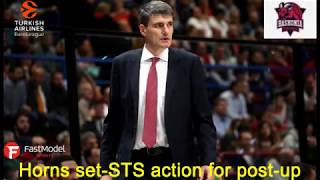 Baskonia: Horns set-STS action for post-up (23-11-2018)