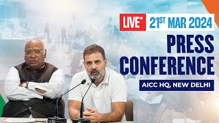Press Conference | AICC HQ, New Delhi | Rahul Gandhi