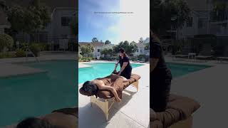 Poolside Serenity with Thai Massage.At-Home Wellness