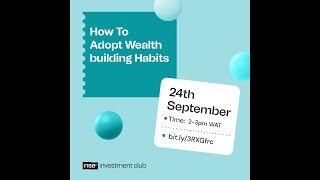 How to adopt wealth-building habits