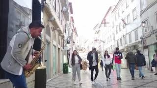 Sound of Silence - Disturbed - Busking Sax cover