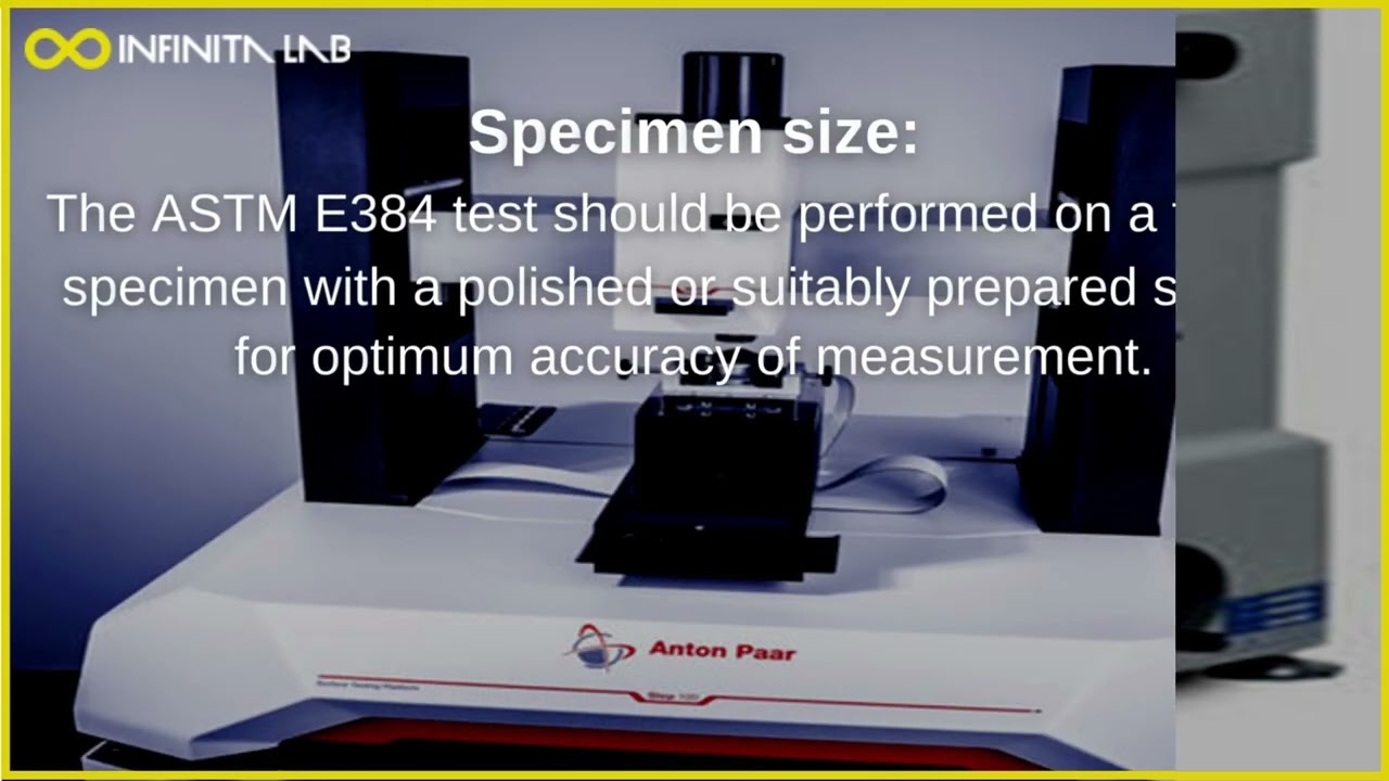 ASTM E384 Microindentation Hardness Of Materials - YouTube