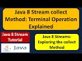 Java 8 Stream collect Method: Terminal Operation Explained | Streams in Java 8