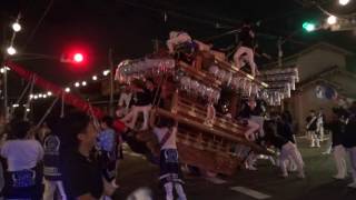 2016大阪狭山市だんじり祭り　山伏、試験曳き③（平成28年9月25日）