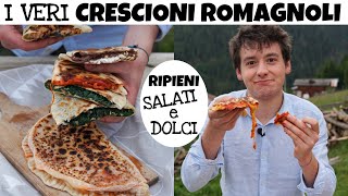 CRESCIONI ROMAGNOLI: ancora più buoni delle piadine - RICETTA ORIGINALE in padella | Davide Zambelli