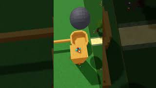 I CATAPULT Myself in a BALL in Build a Boat #shorts