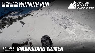 Michaela Davis  Meehan #GoPro POV Winning Run- 2025 Kicking Horse Golden BC Pro