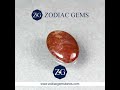 zodiac gems semi precious gemstone bloodstone 18.90ct.