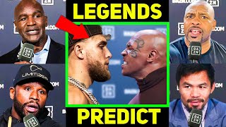 Boxing Legends PREDICT Jake Paul VS Mike Tyson..