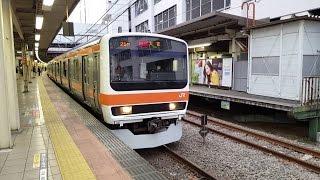 209系 M71編成 立川駅到着～発車 '17.03.13