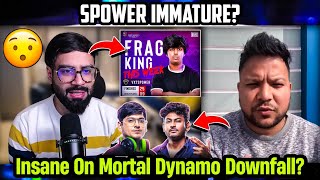 Insane Arena React on Mortal Dynamo Downfall?🙄 SpeRo Reply on Spower immature?😳