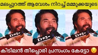 എന്റെ മഹാ സാമ്രാജ്യത്തിൽ ഒരുപാട് വേഷങ്ങൾ ഒറ്റയാളായി നിന്നഭിനയിച്ചിട്ടുണ്ട് | Mammootty At Malappuram