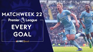 Every Premier League goal from Matchweek 22 (2021-22) | Premier League | NBC Sports