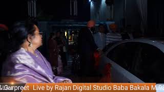 WEDDING CEREMONY OF MANPREET \u0026 GURPREET LIVE  BY RAJAN DIGITAL STUDIO BABA BAKALA SAHIB  8232920006