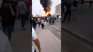 Пожар, Душанбе 112 заправка,УМЕД88