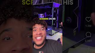 His Lamborghini PC Case costs more than your PC.. #carterpcs #tech #gamingpc #custompc