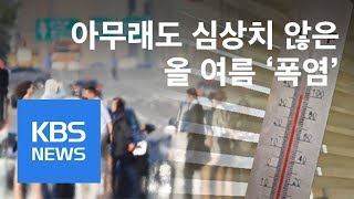 [뉴스해설] ‘최악 폭염’ 대비해야 / KBS뉴스(News)