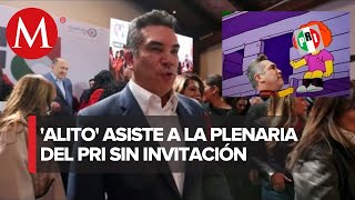 Alejandro Moreno ‘revienta’ plenaria de senadores del PRI; no estaba invitado