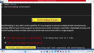 #103- Introduction Multi Threading | Multi Threading in Java | Complete Java