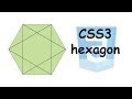 How t make Hexagon shape using css