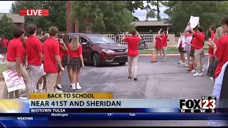 Video: Students celebrate back to school tradition at Bishop Kelley