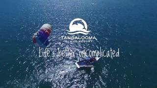 Parasailing at Tangalooma Island Resort