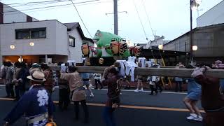 【野田市三ケ町夏祭り2019】（1）夕方の神輿　（下町・仲町・上町）　＃野田市の祭り＃野田市三ケ町夏祭り＃神輿