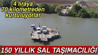 Araçlarını 1.5 Asırdır Nehirde Salla Taşıyorlar