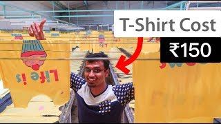 Tiruppur T-shirts Printing: How it's made? (Tamil Vlogs 2018)