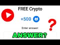 Cats Free Crypto Code | Cats Free Crypto Answer | Free Crypto Cats Code Type Problem Solution